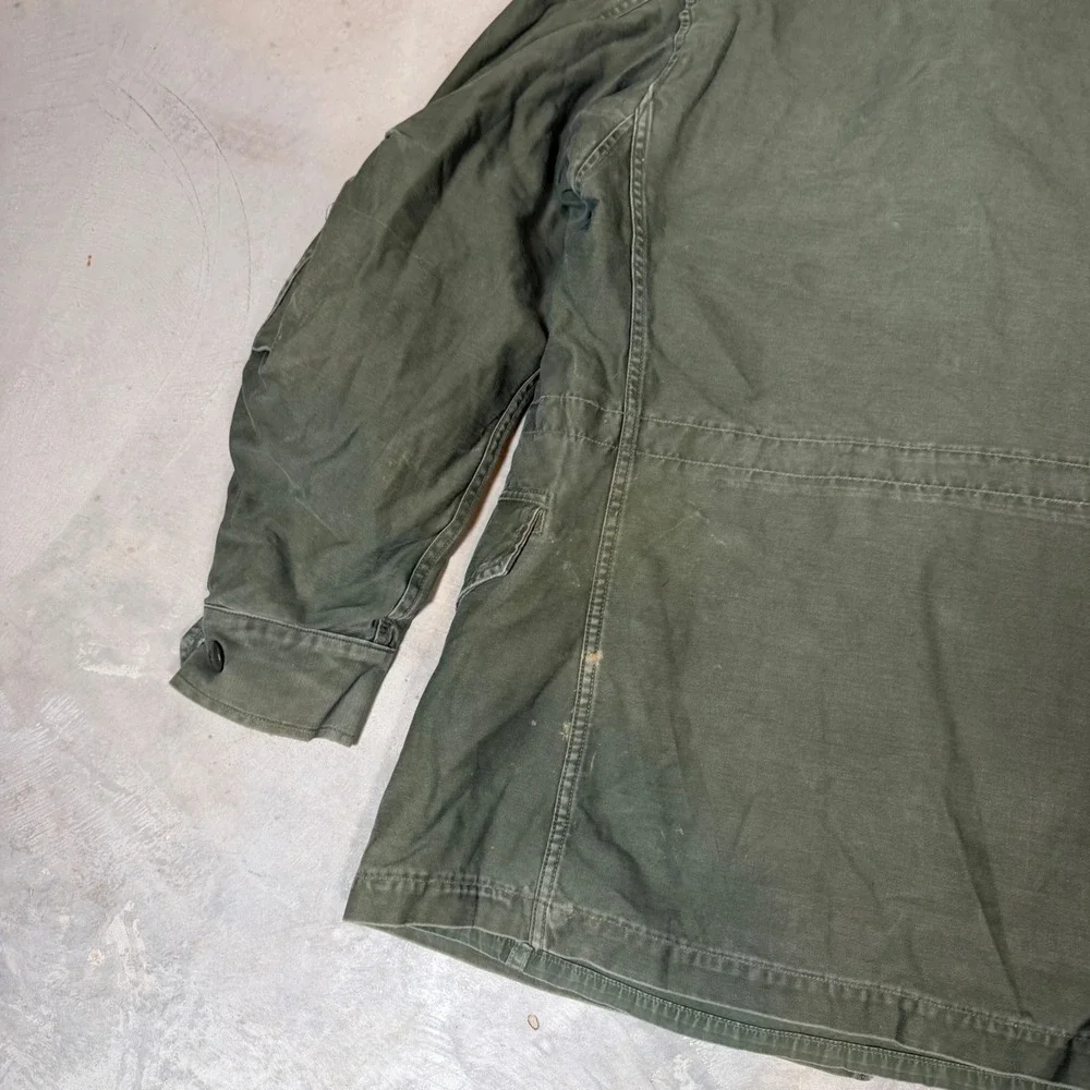 Vintage 60s US Army M-51 Field Jacket Olive drab OG-107 Small vietnam jungle